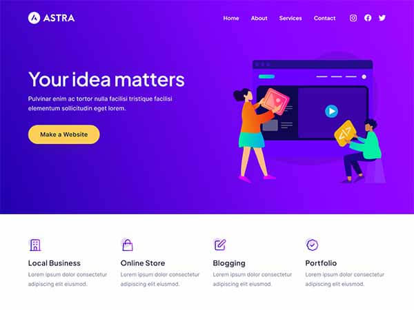 15 лучших, бесплатных тем WordPress на 2025 год