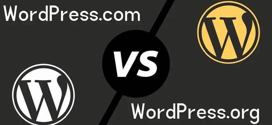WordPress.com и WordPress.org логотипы WordPress